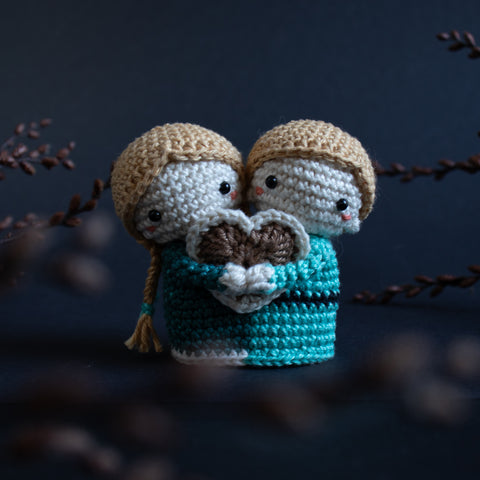 Crochet Pattern . Hansel & Gretel . Matryoshka
