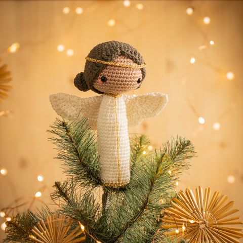 Amigurumi Crochet Pattern . Christmas Angel