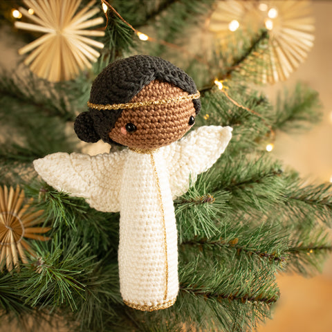 Amigurumi Crochet Pattern . Christmas Angel