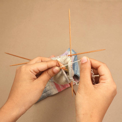 KnitPro. Aiguilles à tricoter doubles DPN . Basix Beech