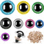 Safety Eyes . Sparkling 3D Glitter . Sizes 10-20mm