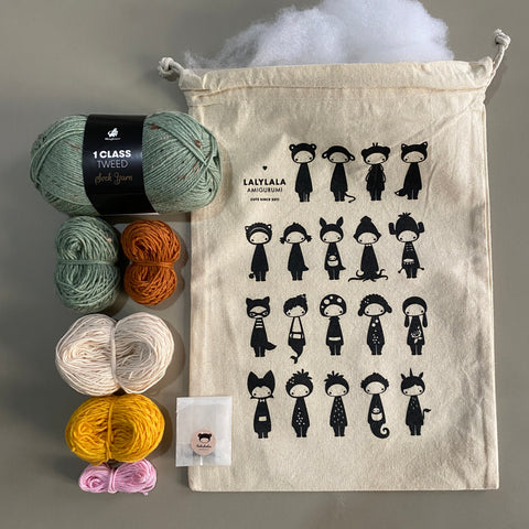 Crochet Kit . Dirk the Dragon