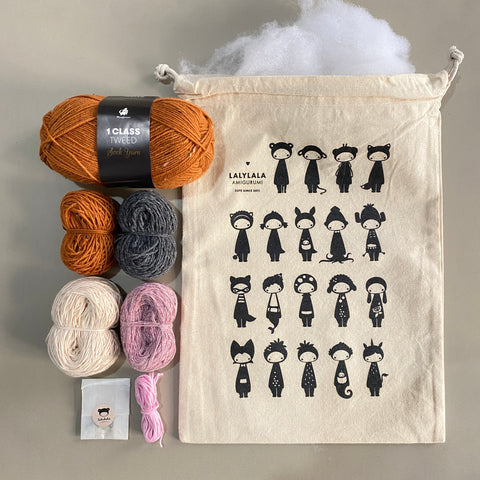 Crochet Kit . Fibi the Fox