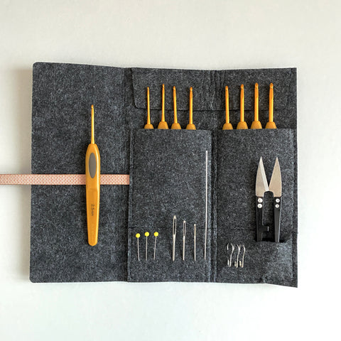 Amigurumi Crochet Hook Set . 9x Clover Soft Touch 2-4 mm plus Extras