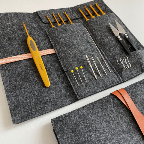 Amigurumi Crochet Hook Set . 9x Clover Soft Touch 2-4 mm plus Extras