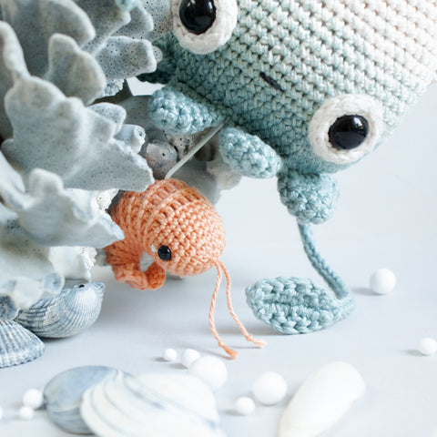 Crochet Kit . Squid Seamus . Musical Toy