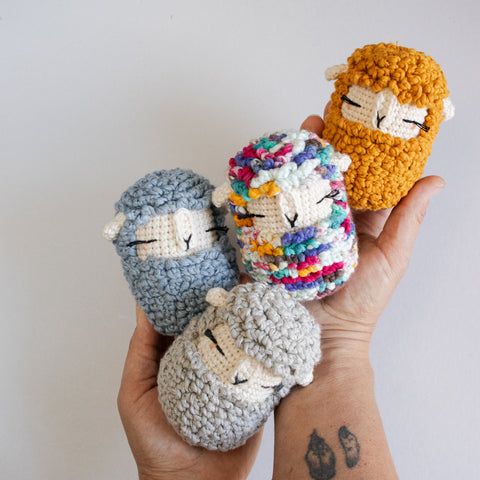 Sheep Crochet Pattern "Jean-Paul Wolltier" . Lalylala for We Are Knitters