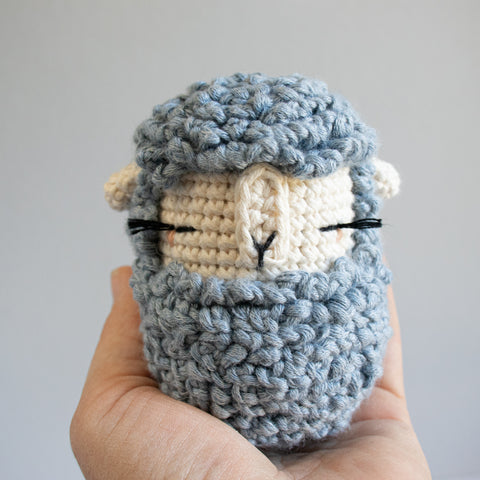 Sheep Crochet Pattern "Jean-Paul Wolltier" . Lalylala for We Are Knitters