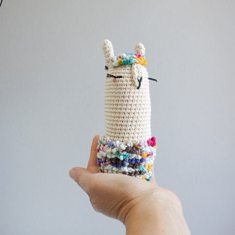 Llama Crochet Pattern "Karl Llamafeld" . Lalylala for We Are Knitters