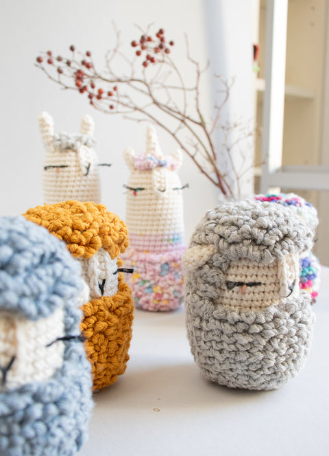 Sheep Crochet Pattern "Jean-Paul Wolltier" . Lalylala for We Are Knitters