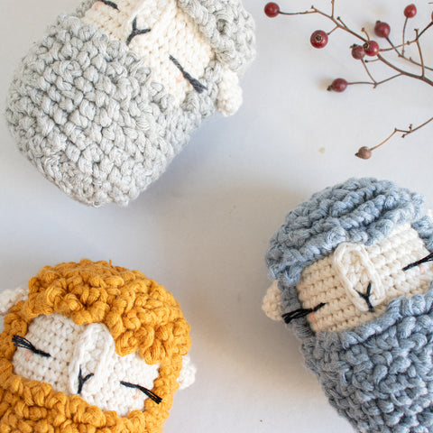 Sheep Crochet Pattern "Jean-Paul Wolltier" . Lalylala for We Are Knitters