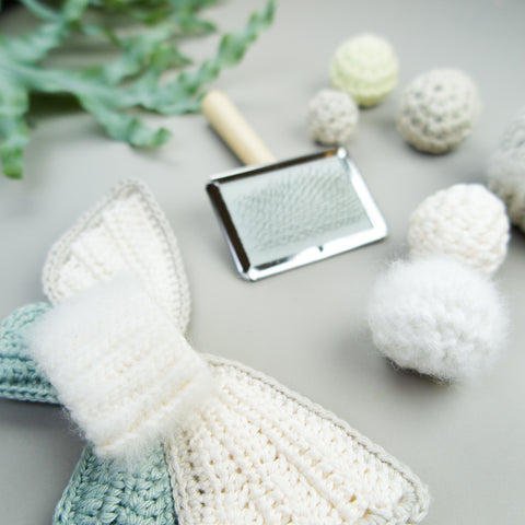 Brosse douce pour Amigurumi avec Nettoyeur de Bosse