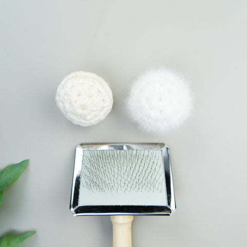 Brosse douce pour Amigurumi avec Nettoyeur de Bosse