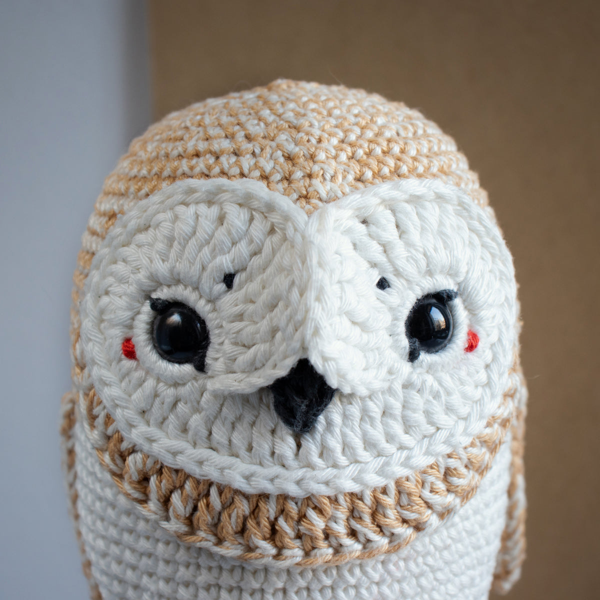 Crochet pattern . Barn Owl Olivia . Musical toy – Lalylala Amigurumi