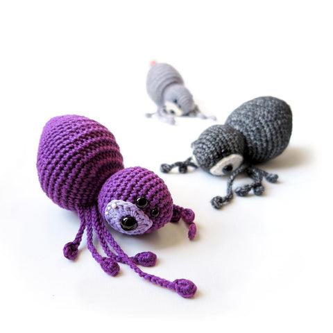 Crochet Pattern . Spider Agatha . Musical Toy