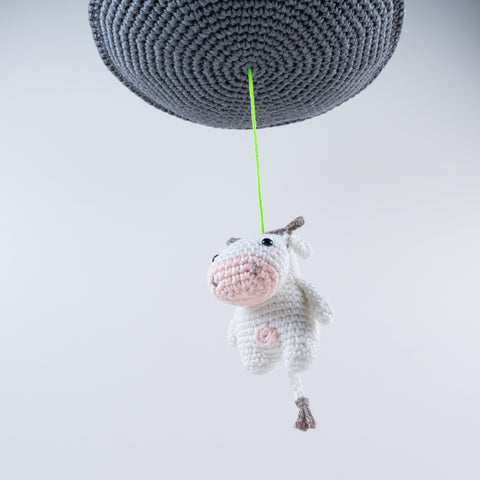 Crochet Kit Lalylala UFO Amigurumi Diy Music Box, Flying Saucer