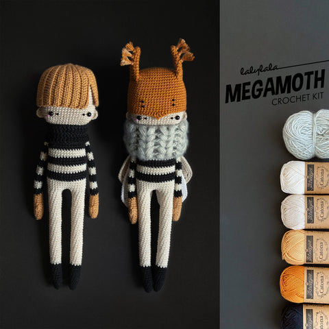 Crochet Kit . MegaMoth . Superherumi