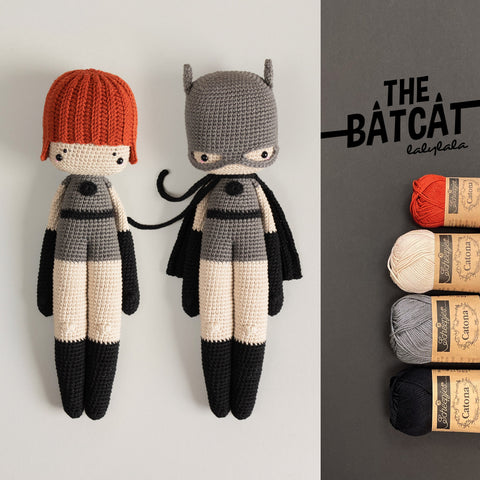 Kit de Crochet . BatCat . Superherumi