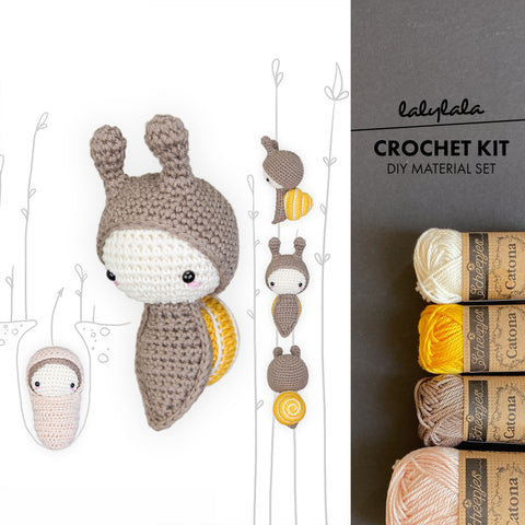 Kit de Crochet . Escargot des Bosquets
