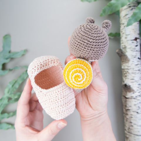 Amigurumi Crochet Kit . Grove Snail