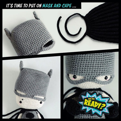 Crochet Kit . BatCat . Superherumi
