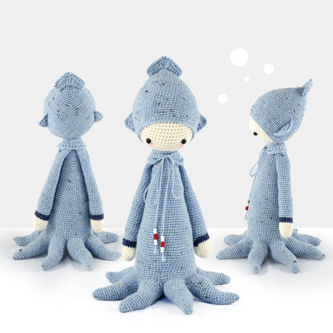 Amigurumi Crochet Pattern . Oleg the Octopus