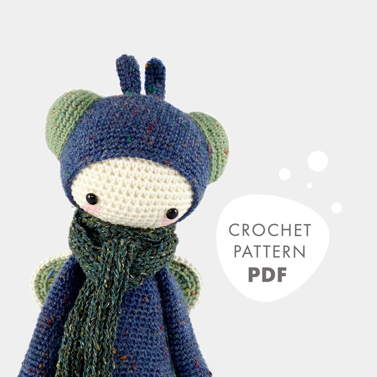 Amigurumi Crochet Pattern . Buzz the Fly – Lalylala Amigurumi