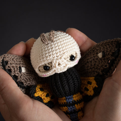 Amigurumi Crochet Kit . Death's Head Moth